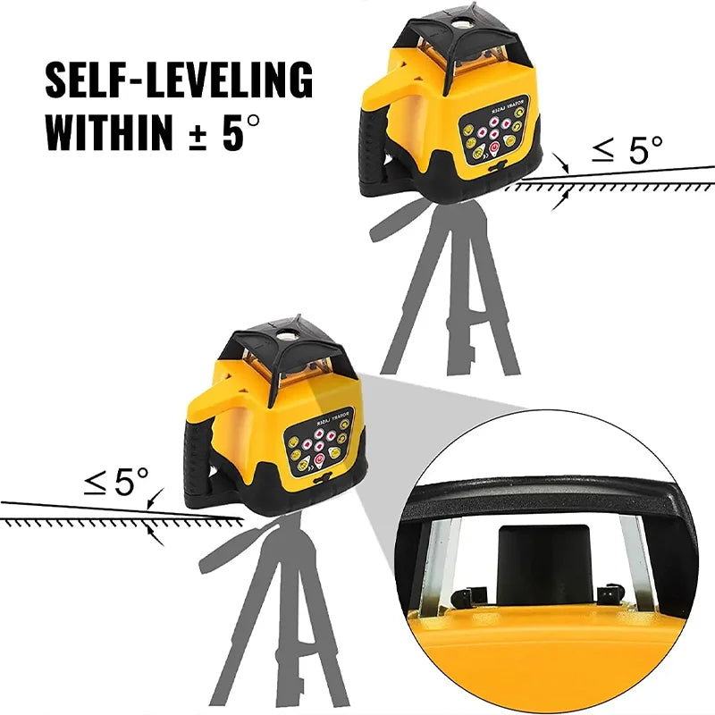 Automatic Rotary Laser Level 600m
